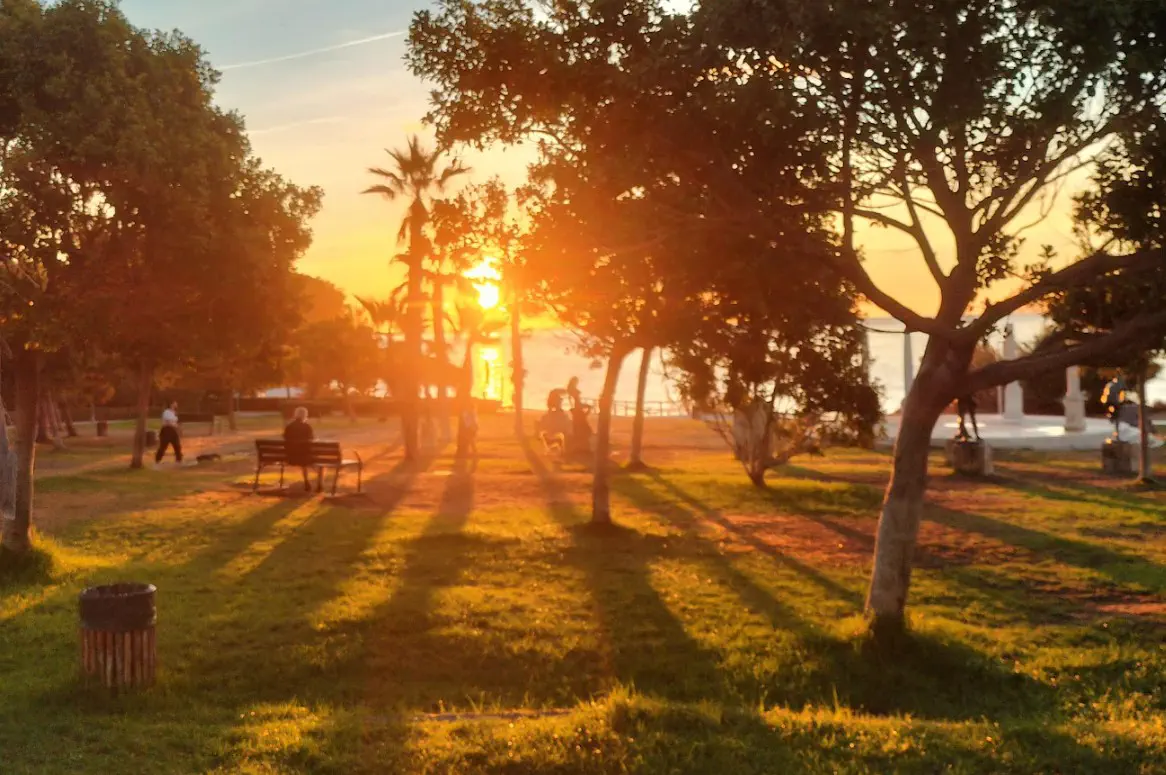 Solnedgång i Estepona